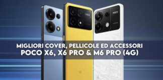 POCO X6, X6 Pro e M6 Pro: migliori cover, pellicole ed accessori