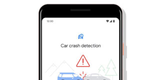 samsung car crash detection