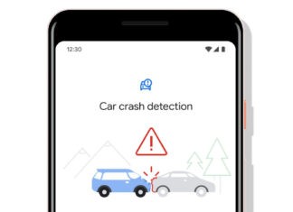 samsung car crash detection