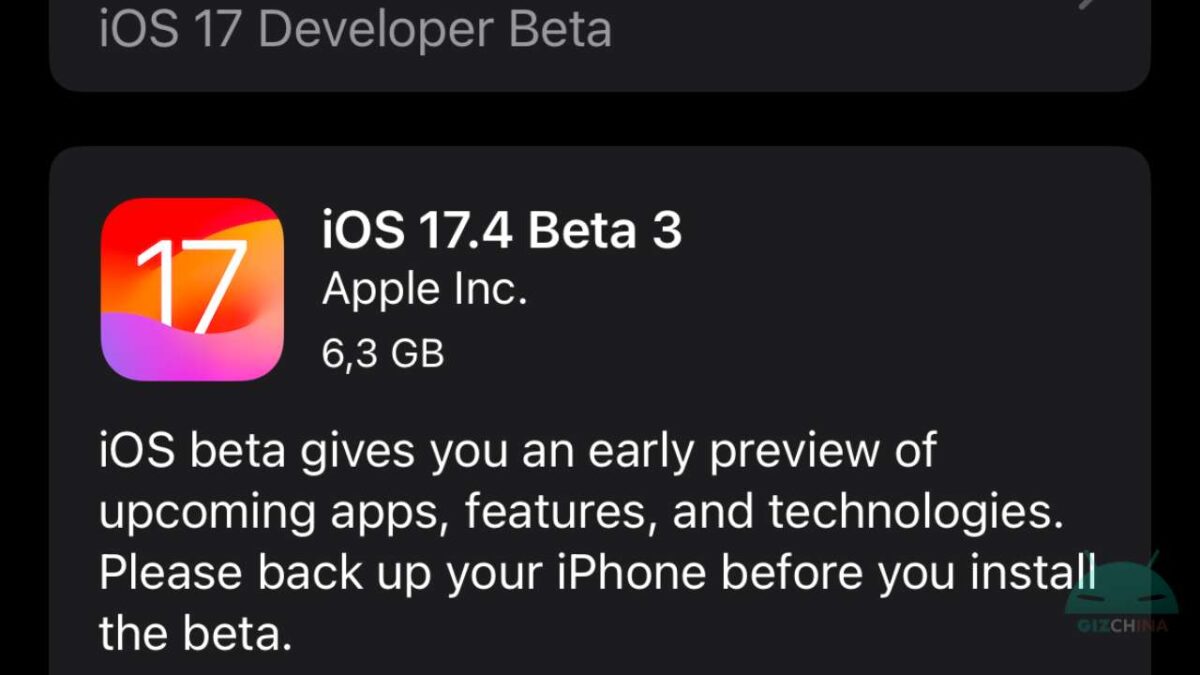 iOS 17.4 Beta 3