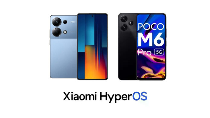 poco m6 pro 4g 5g hyperos 1 android 14