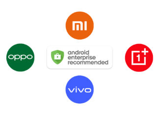 xiaomi oppo oneplus vivo android enterprise recommended