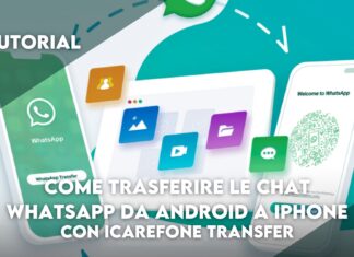 Come trasferire le chat WhatsApp da Android a iPhone con Tenorshare iCareFone Transfer