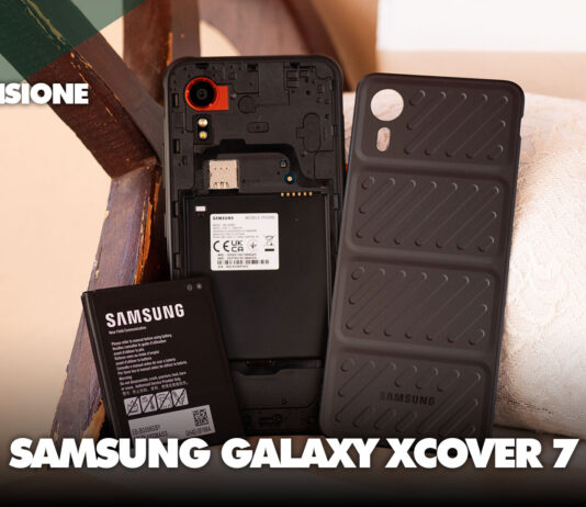 recensione samsung galaxy xcover 7 rugged batteria estraibile