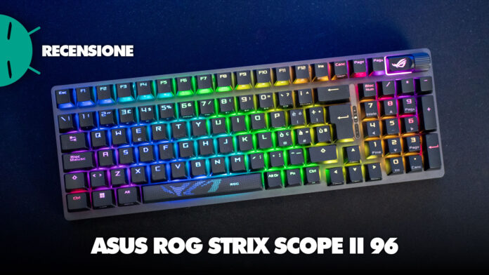 recensione ASUS Rog Strix Scope II 96 tastiera meccanica gaming