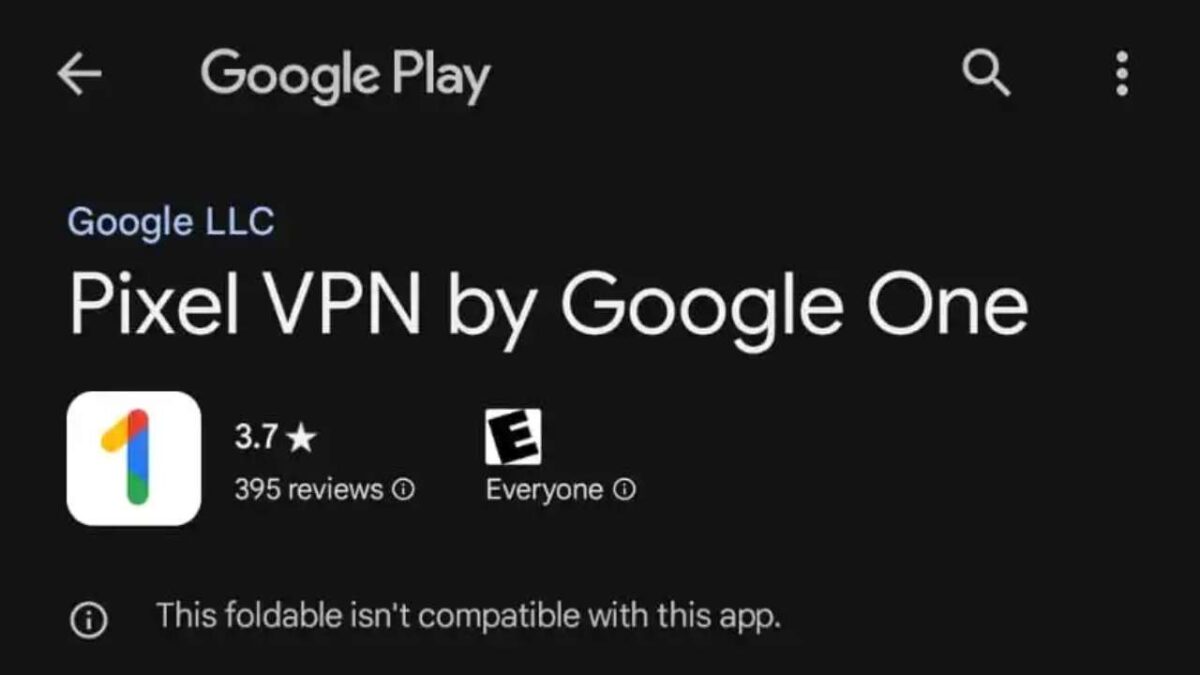 Google One VPN Pixel