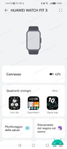 app smartphone huawei watch fit 3