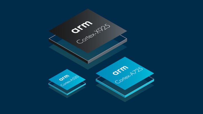 arm cortex-x925 a725 a520