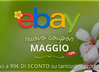coupon ebay maggio