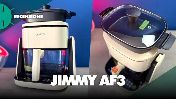 Recensione-JIMMY-AF3-friggitrice-aria-4L-carne-pesce-verdure-arrosto-automatico-sensore-cottura-ricette-caratteristiche-prezzo-coupon-sconto-amazon-italia-COPERTINA