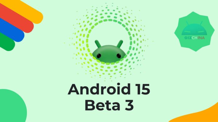 Android 15 Beta 3