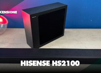 ecensione hisense hs2100 migliore soundbar economica wireless caratteristiche potenza qualità audio connessioni prezzo sconto offerta coupon amazon italia