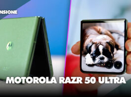 Recensione Motorola RAZR 50 Ultra flip pieghevole foldable caratteristiche fotocamere memoria batteria schermo display prezzo sconto italia