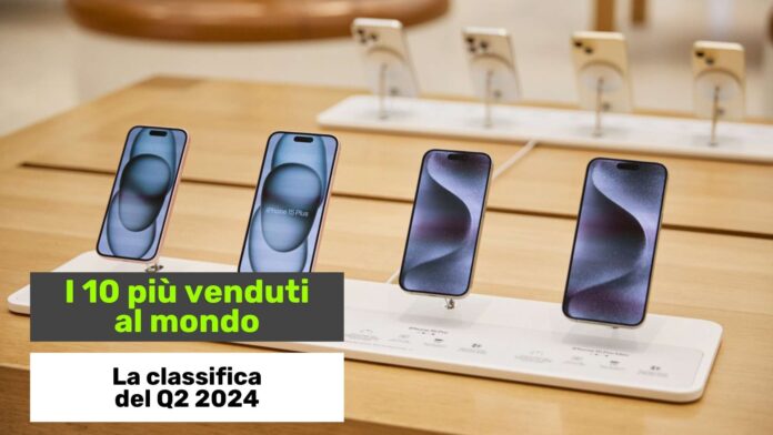 top 10 smartphone più venduti q2 2024