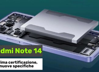 redmi note 14 certificazione ricarica