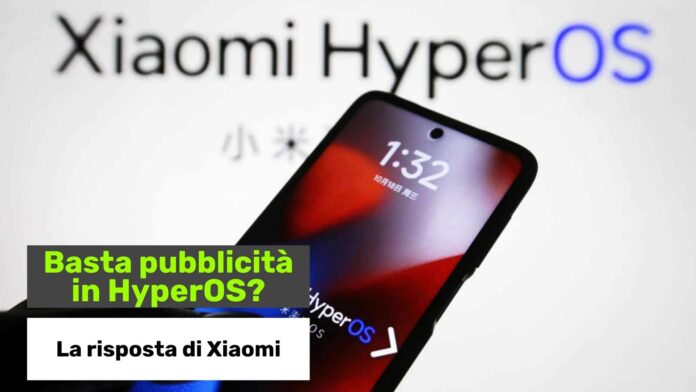 xiaomi hyperos pubblicità