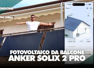 Recensione Anker SOLIX 2 Pro fotovoltaico da balcone pannelli potenza normativa come funziona montaggio rendimento ammortamento prezzo sconto kit italia