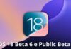 iOS 18 Beta 6