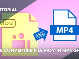 come convertire file mov in mp4