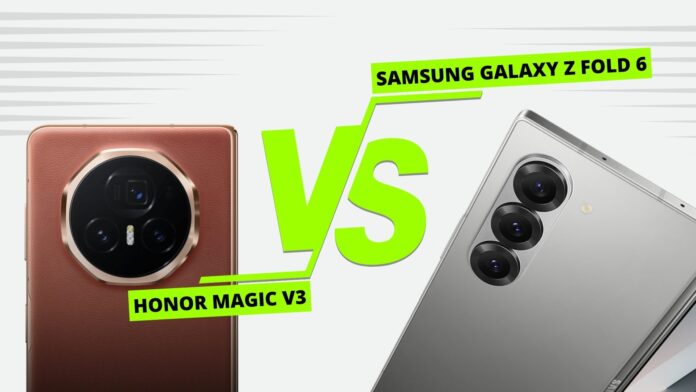 Honor Magic V3 vs Samsung Galaxy Z Fold 6: quali sono le differenze
