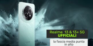 Realme 13 5G & 13+ 5G ufficiali