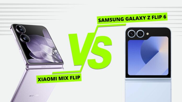 xiaomi mix flip vs samsung galaxy z flip 6
