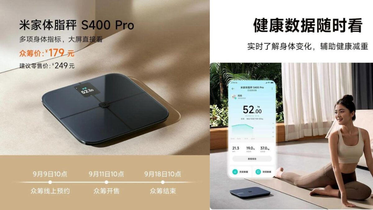 Xiaomi Mijia Body Fat Scale S400 Pro