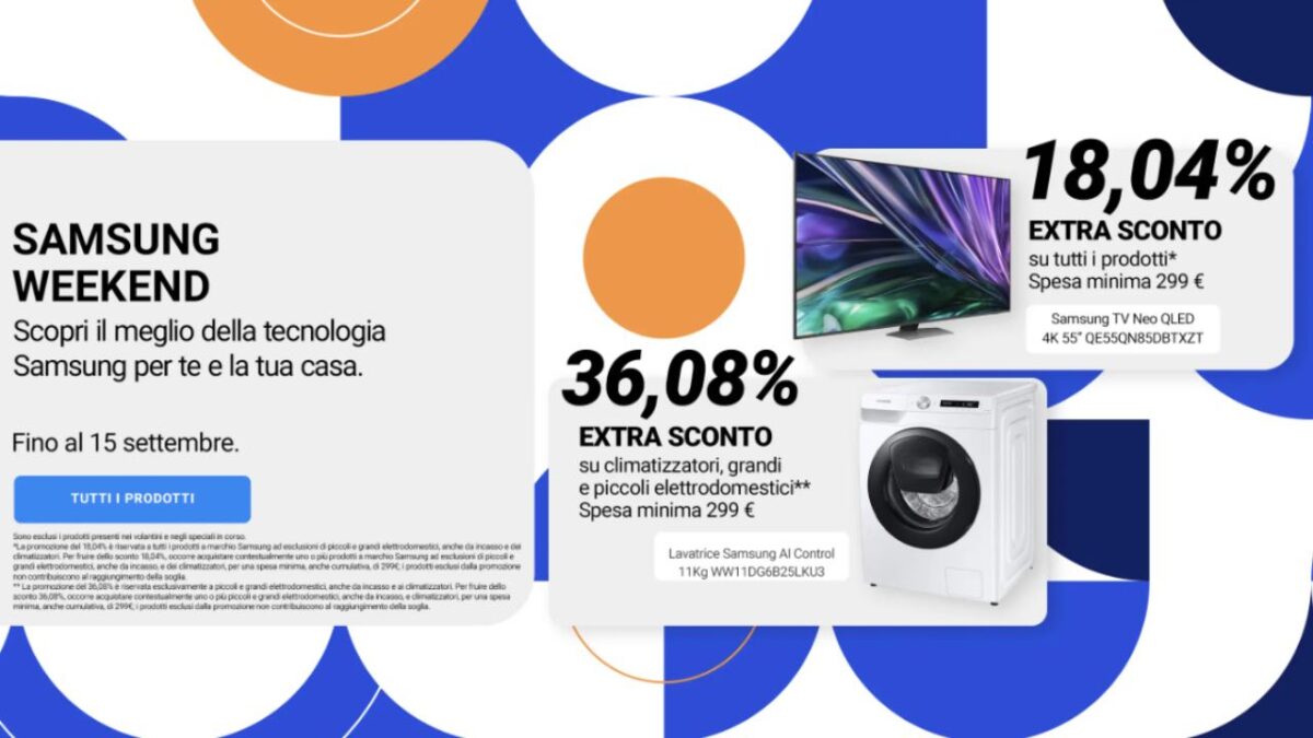 samsung weekend unieuro