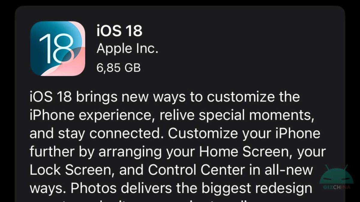 Apple iOS 18