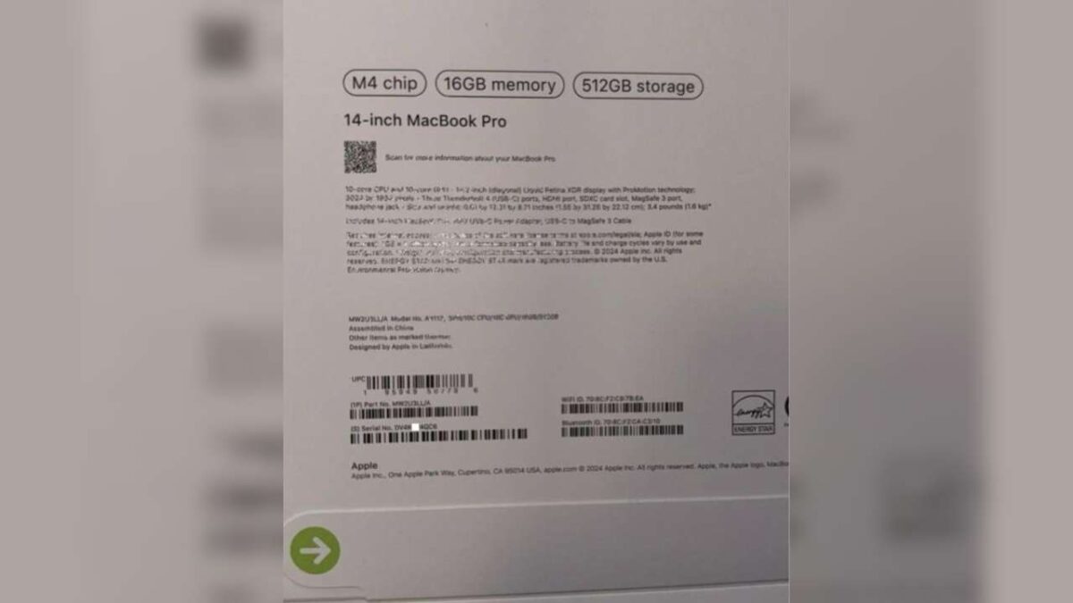 Apple MacBook Pro M4