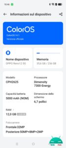 recensione OPPO Reno 12 5G smartphone