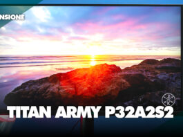 recensione Titan Army P32A2S2 monitor gaming economico 240 hz test qualità migliore prezzo sconto coupon italia console