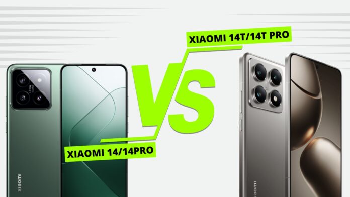 Xiaomi 14 vs 14 Pro vs 14T vs 14T Pro