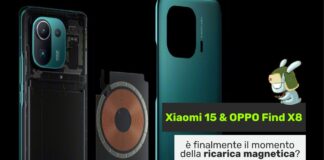 xiaomi 15 oppo find x8 pro ricarica wireless magnetica