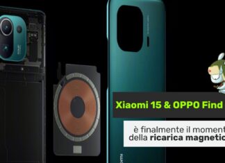 xiaomi 15 oppo find x8 pro ricarica wireless magnetica