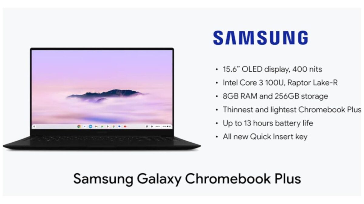 Google Samsung Chromebook Plus Quick Insert tasto AI