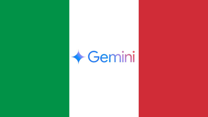 google gemini live italiano