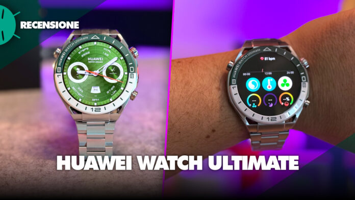 Recensione Huawei Watch ultimate green verde smartwatch economico titanio iphone android fitness sonno cardiaco prezzo caratteristiche sconto offerta italia