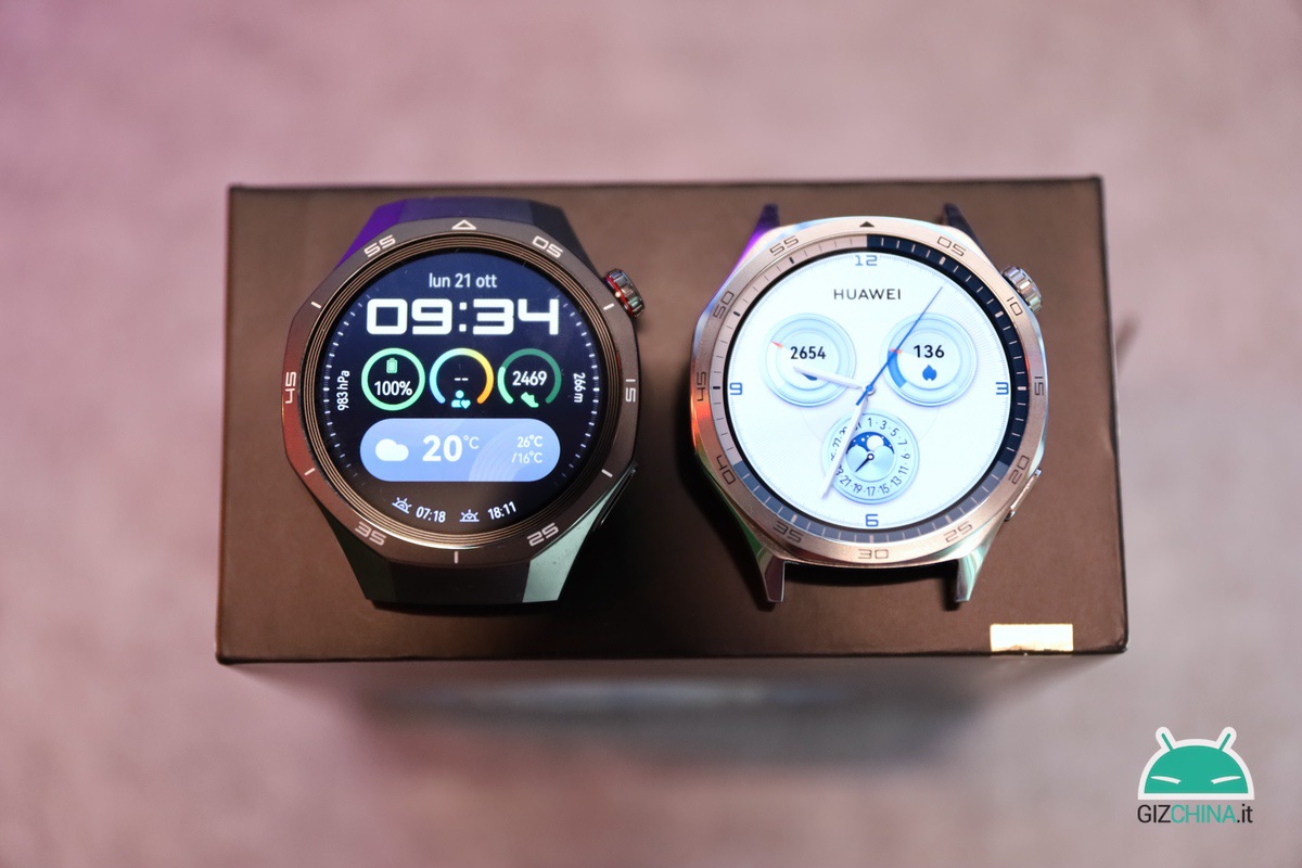 Recensione confronto Huawei Watch GT 5 pro vs standard smartwatch economico titanio iphone android fitness sonno cardiaco prezzo caratteristiche sconto offerta italia