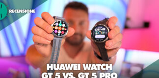 Recensione confronto Huawei Watch GT 5 pro vs standard smartwatch economico titanio iphone android fitness sonno cardiaco prezzo caratteristiche sconto offerta italia