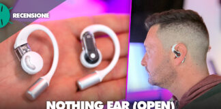 Recensione nothing ear open aperti auricolari bluetooth wireless senza filo suono confronto prezzo caratteristiche microfoni comodi italia