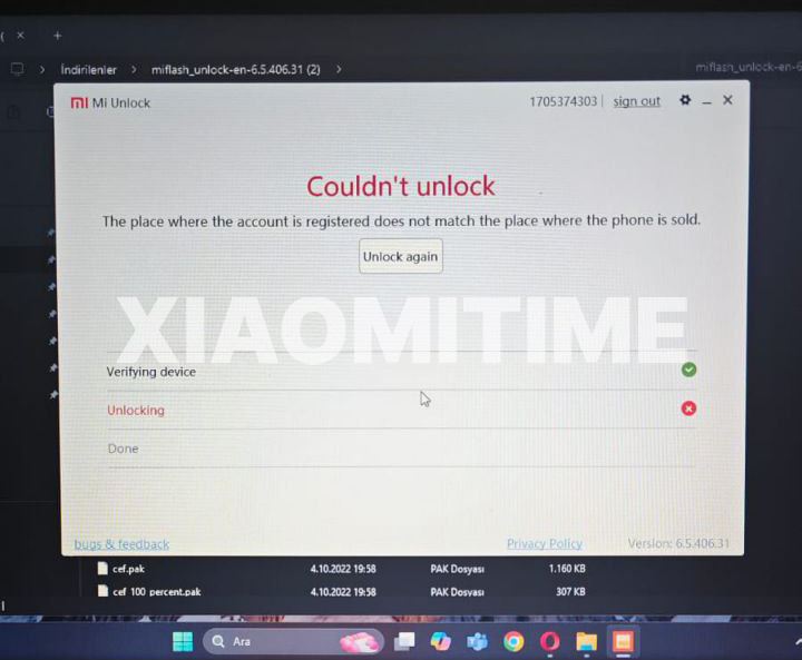 xiaomi sblocco bootloader vietato