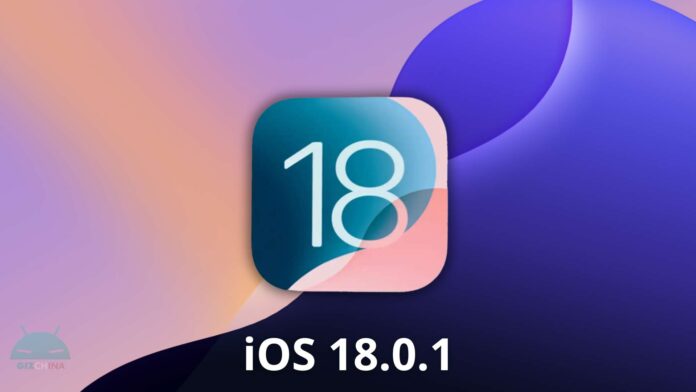 Apple iOS 18.0.1