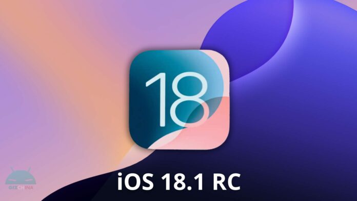 iOS 18.1 RC