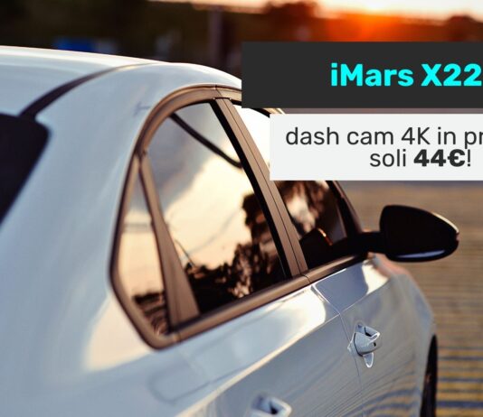 imars x22 codice sconto dash cam 4k