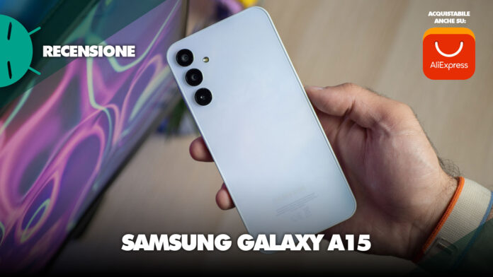 recensione samsung galaxy a15