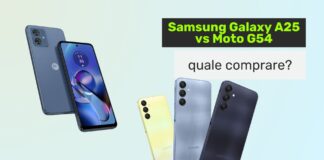 Samsung Galaxy A25 vs Moto G54: quale comprare?