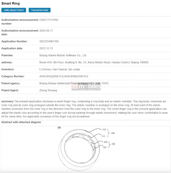 xiaomi smart ring