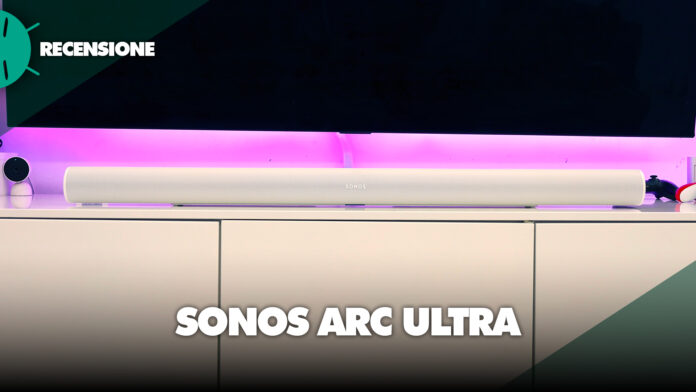 Recensione Sonos Arc Ultra soundbar sound motion smart speaker migliore dolby atmos audio spaziale caratteristiche qualità sconto prezzo coupon italia