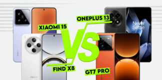 xiaomi 15 vs oppo find x8 vs oneplus 13 vs realme gt7 pro